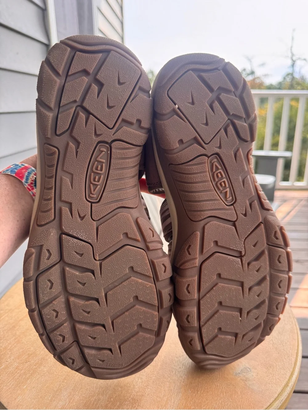 KEEN Newport H2 Men's 14 Brown Plaid Waterproof Sandals NWOT